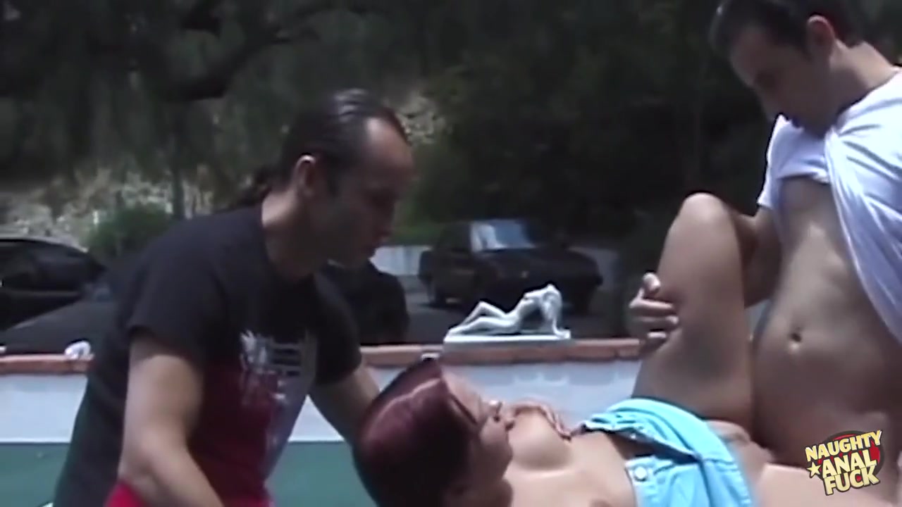 The Horny Redhead Takes Control In Reverse Cowgirl And Enjoys Her First Gangbang