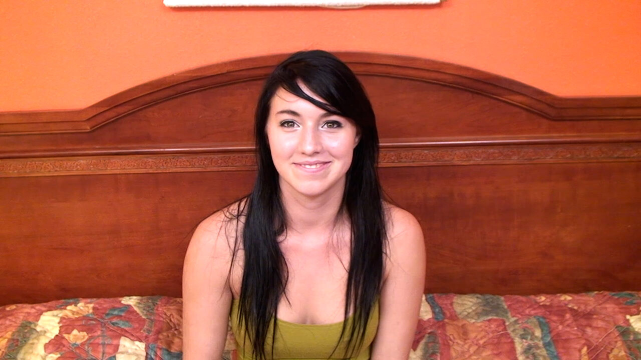She is 18 and a gymnast making her first fuck video