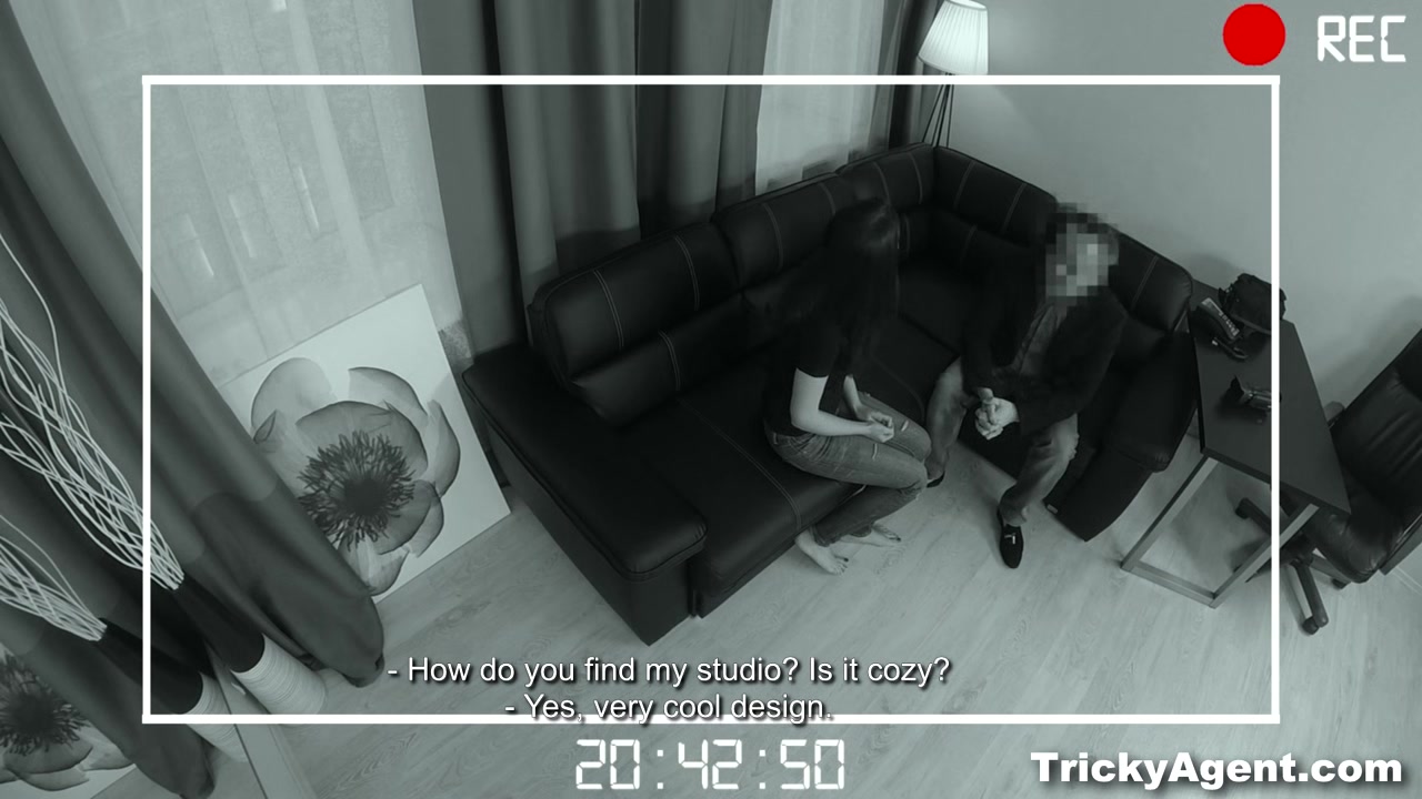 Tricky Agent - Jessica Malone - Casting with a cumshot inside