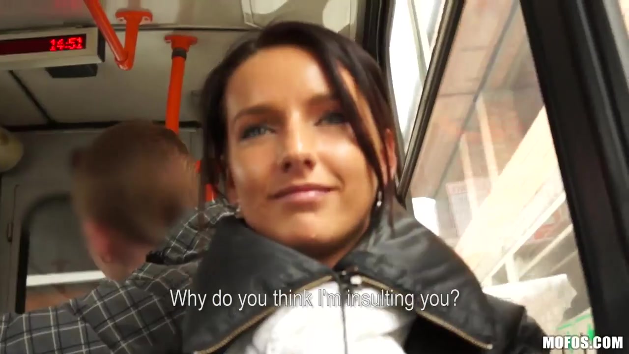 Czech lass Martina talked into public tit-showing