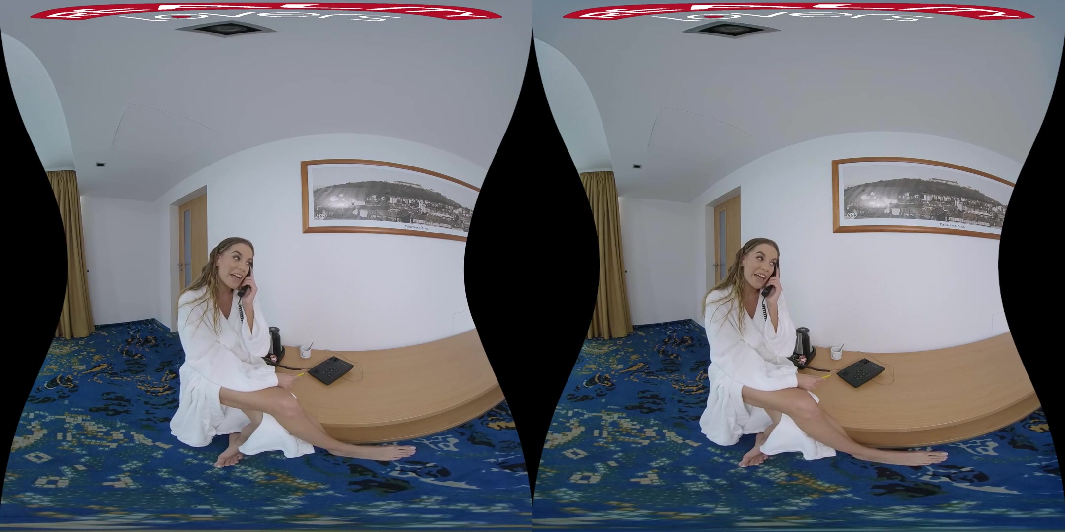 Pussy Massage in the Presidential Suite - Lesbian VR Video with Eveline Dellai and Jenny Doll