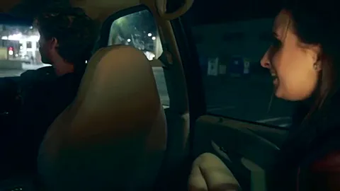 Squirty vixen fucked at the back of a van