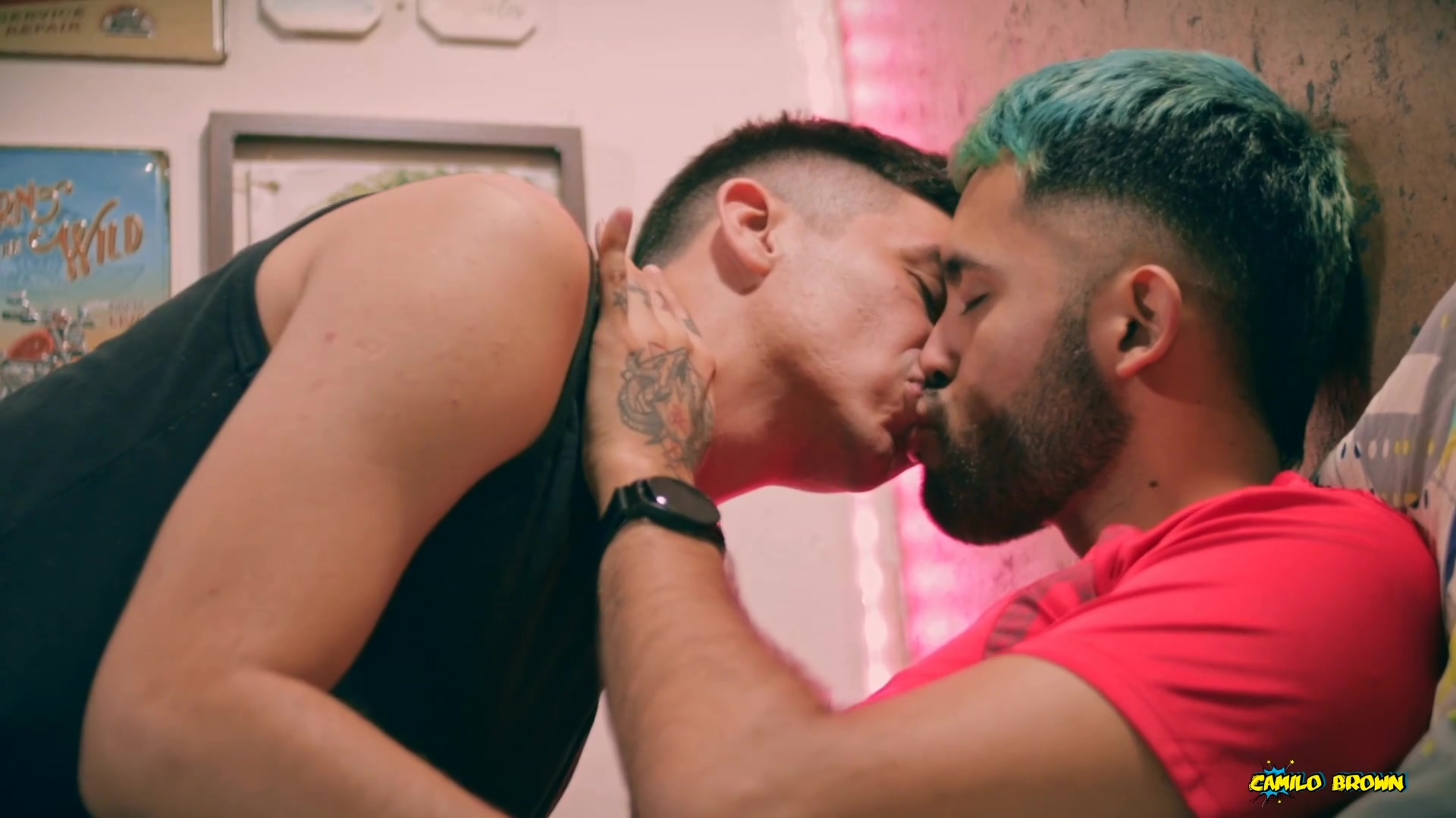 Alex Disney In Sucking Camilo Browns Big Cock And Eating Until He Has An Intense Cumshot