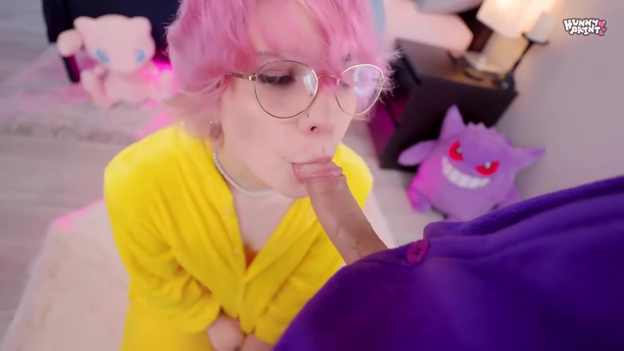 Femboy Pokeslut Bimbo Loves To Bounce And Suck On Twink Cock