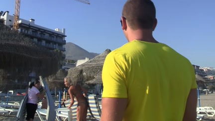 Met at the beach and drilled in all holes bewitching brunette hair