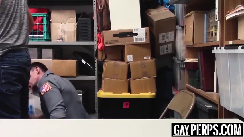 Young Shoplifter Paying For His Crimes With His Bare Ass