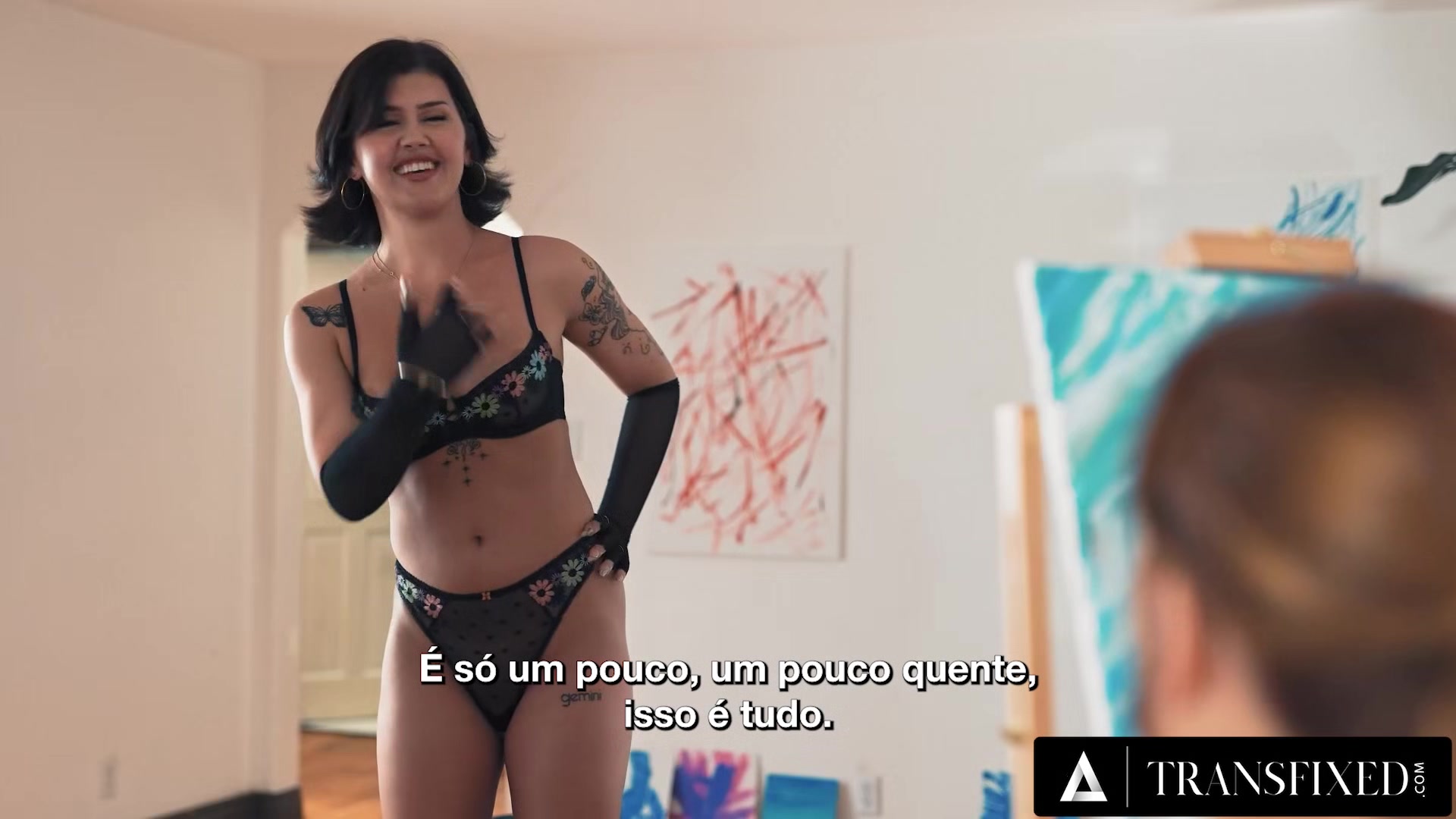 TRANSFIXED - Siri Dahl Gets Seduced By Sexy Trans Muse Daisy Taylor - PORTUGUESE SUBTITLES