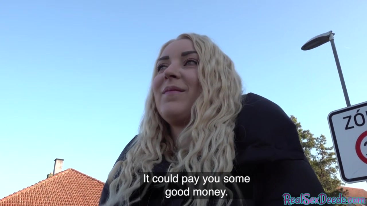 Reality POV fucked babe accepts sex with total stranger