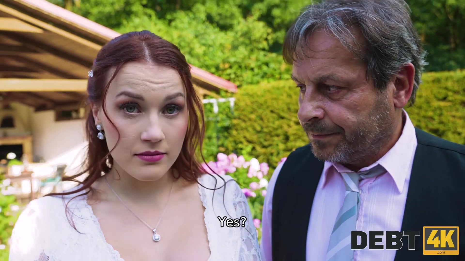 DEBT4k. Collecting the Brides Pussy