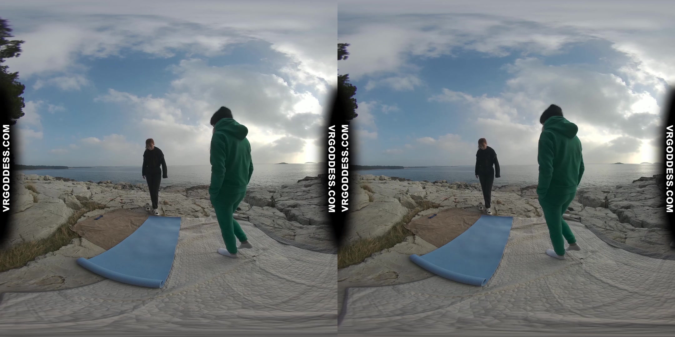 Cheri Josie Poppy Winter Beach Vacation Nude Yoga Outdoors