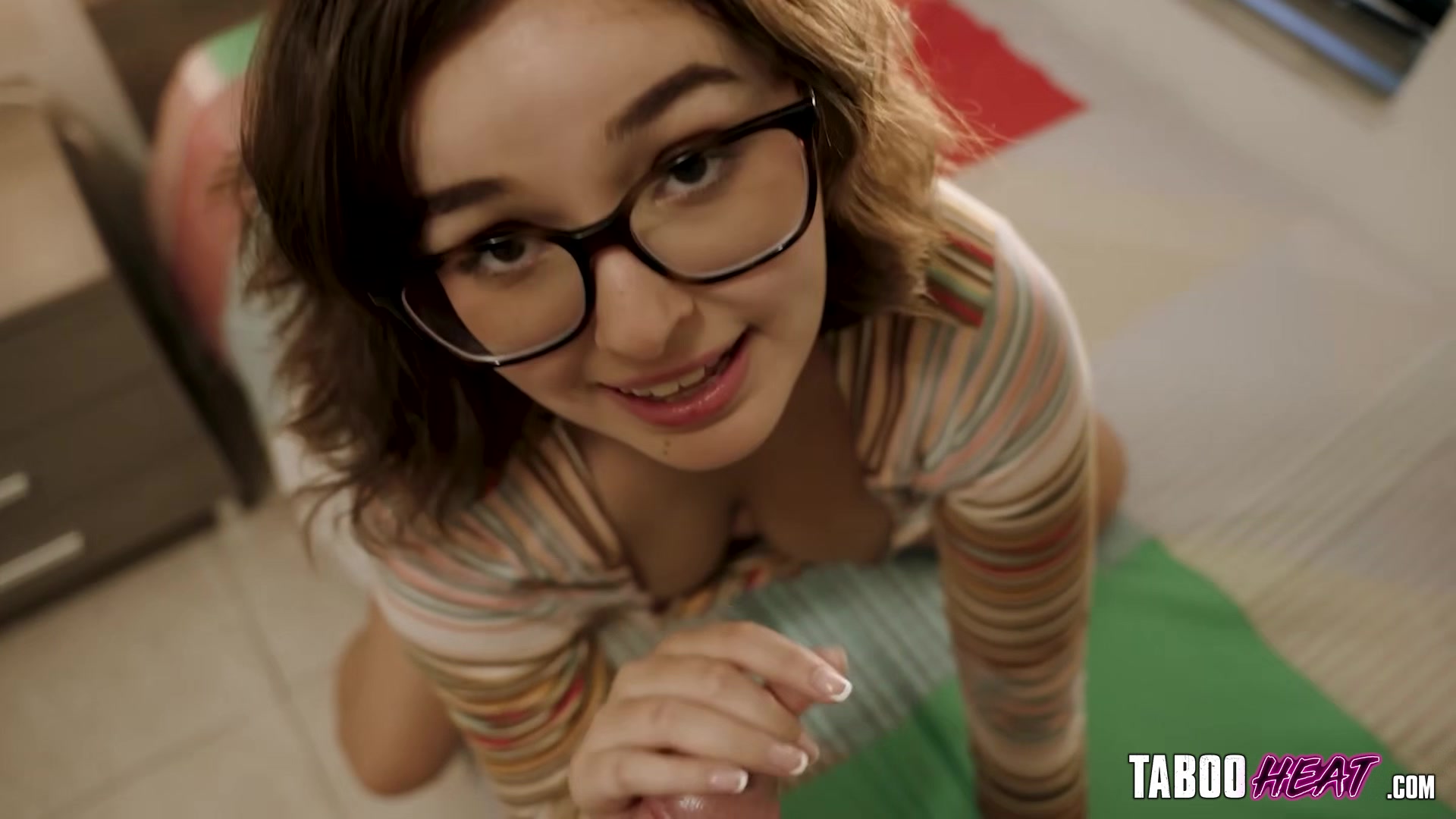Helping Stepdaughter Leanna Lovings With Her First Time