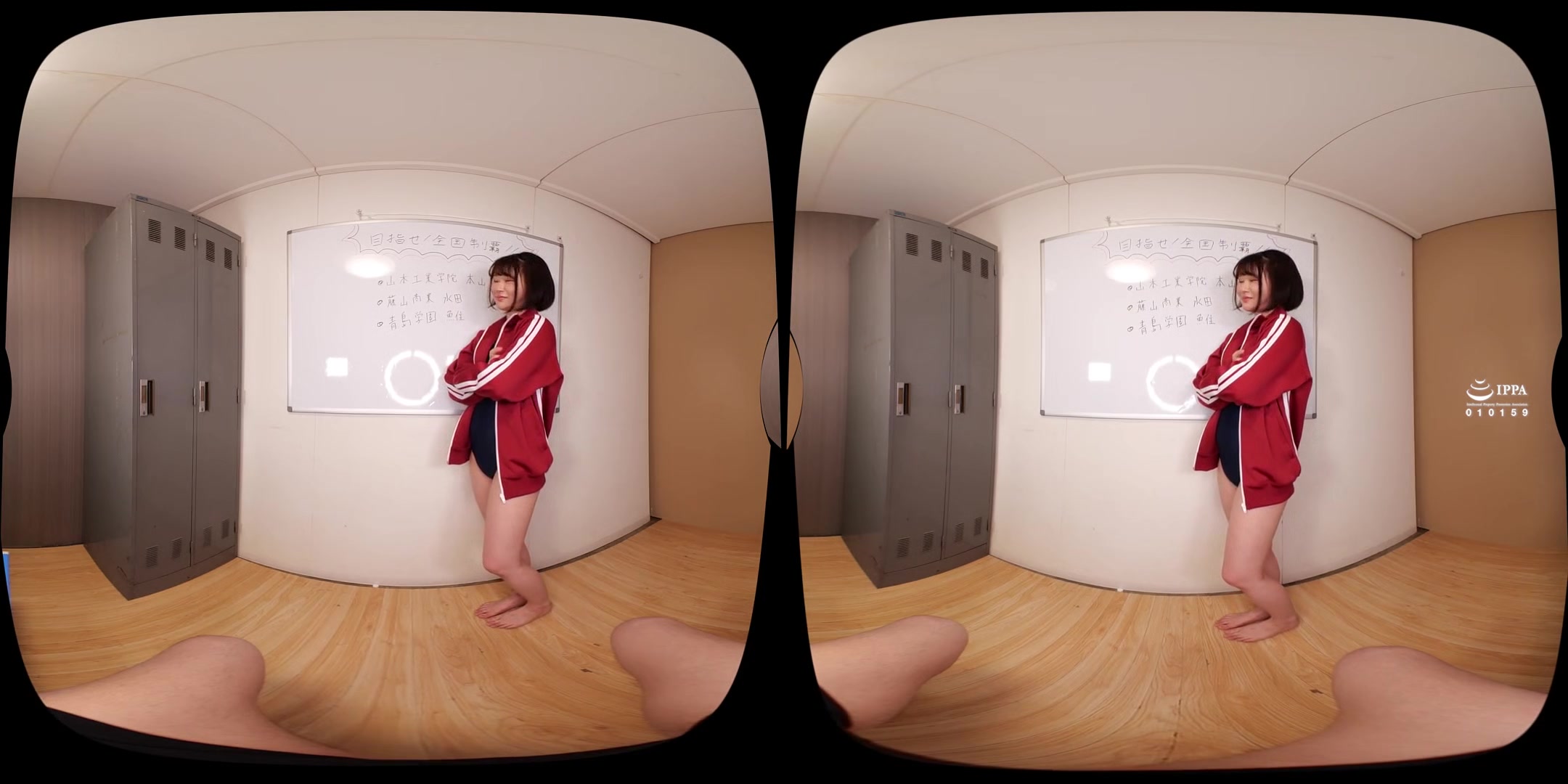 Cheering on the Senior Students of the Swim Club; Big Tits Japanese Teen POv VR