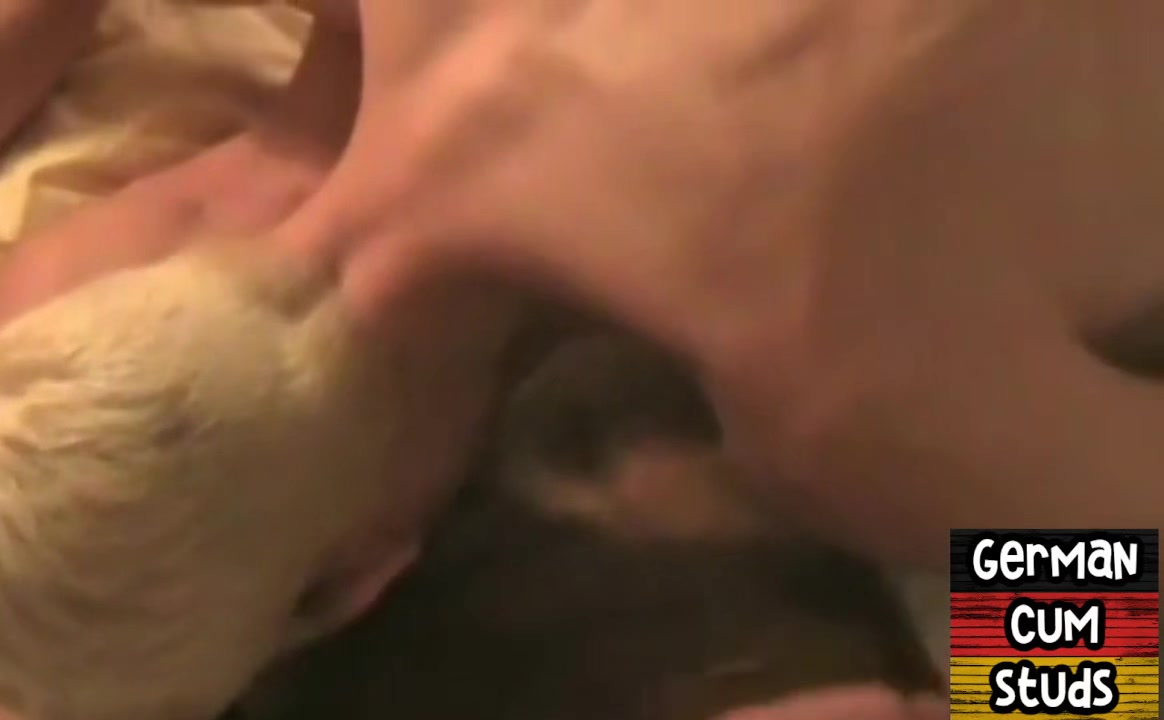 Amateur jizzed German gay rimmed and fucked in asshole