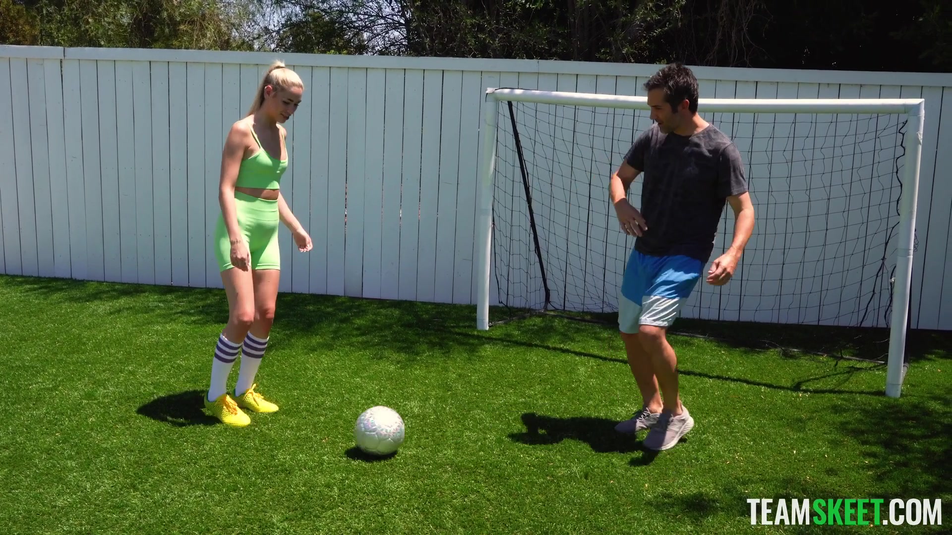Dribbling His Balls