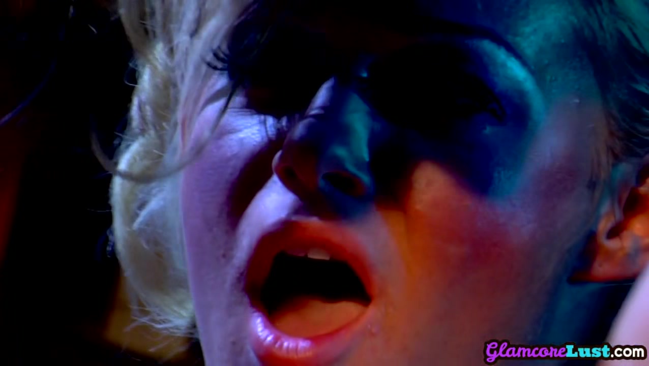 Lesbian glam MILFS with natural bigboobs closeup pussyeating