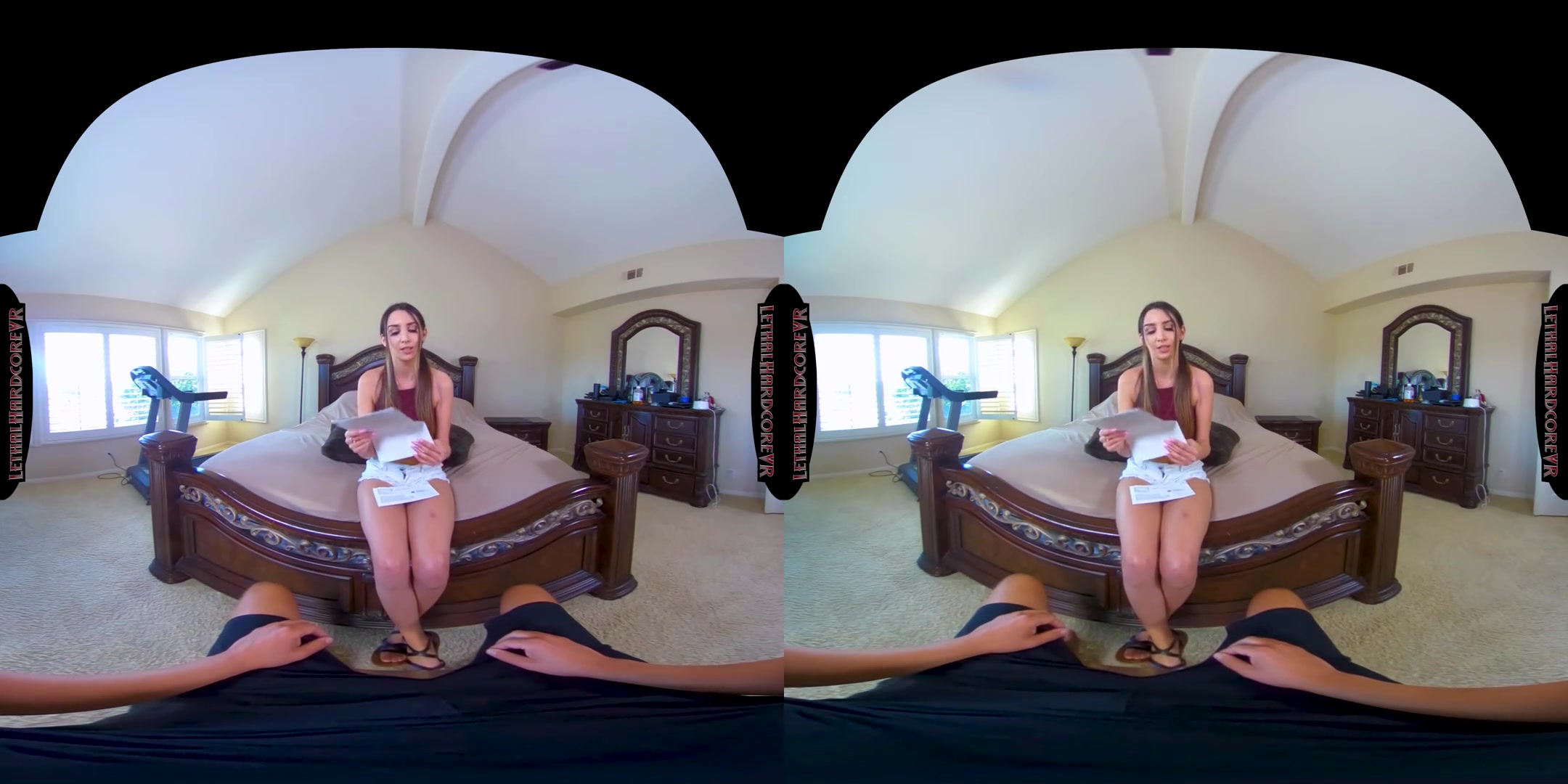 Fucking off That Credit Debt - teen 18+ Cutie Sucks your Cock in VR