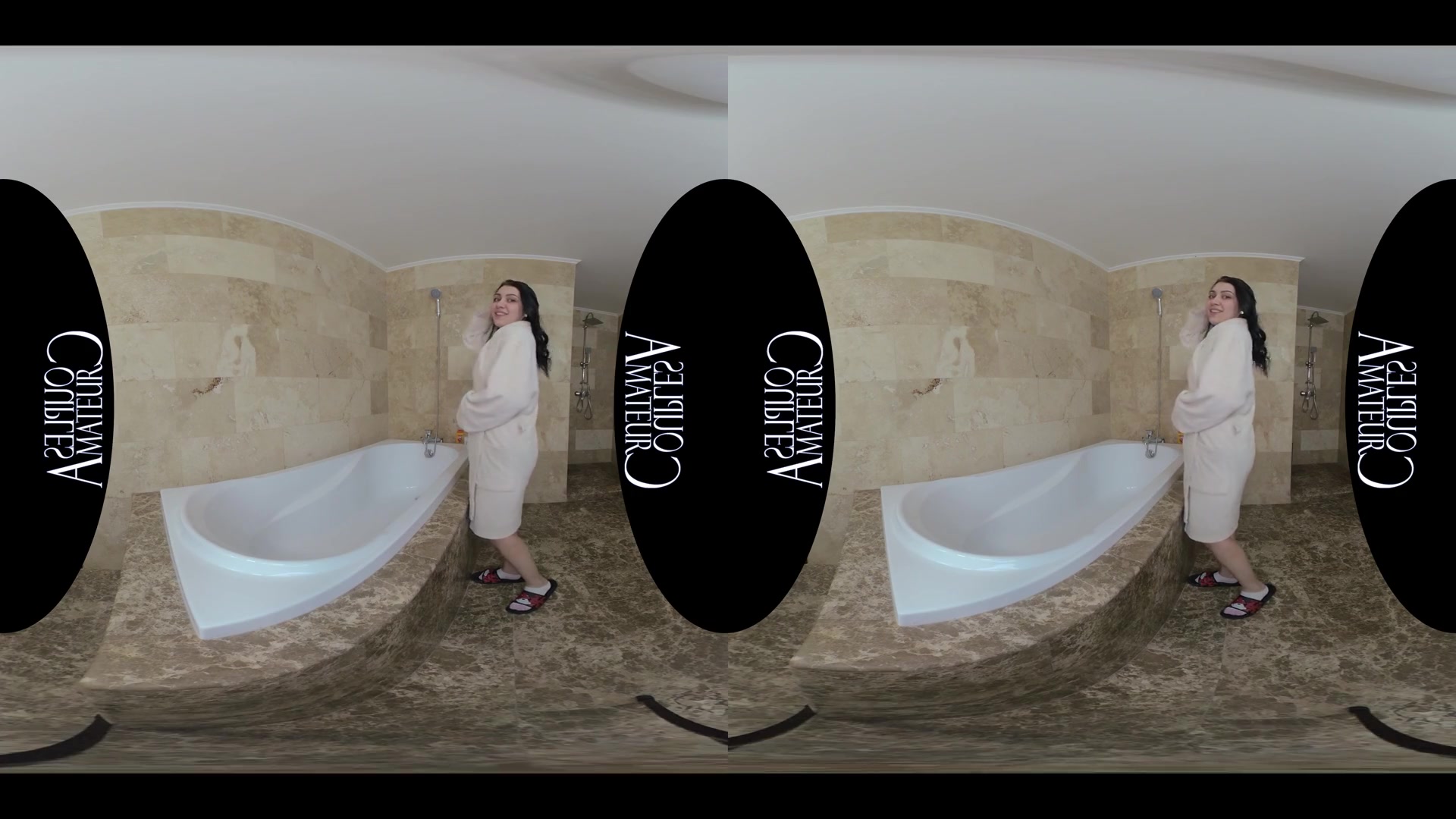 Bathtub Sexy Time - Hot Brunette Amateur Solo - SexLikeReal