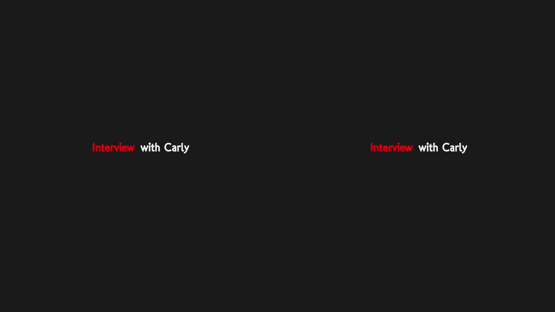 Interview with Carly