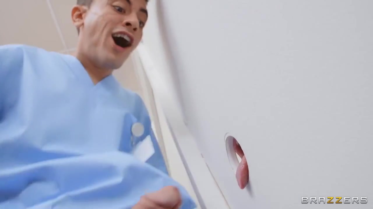 The Sexy Nurse Gets A Glory Hole Ass Fuck With Angel Wicky