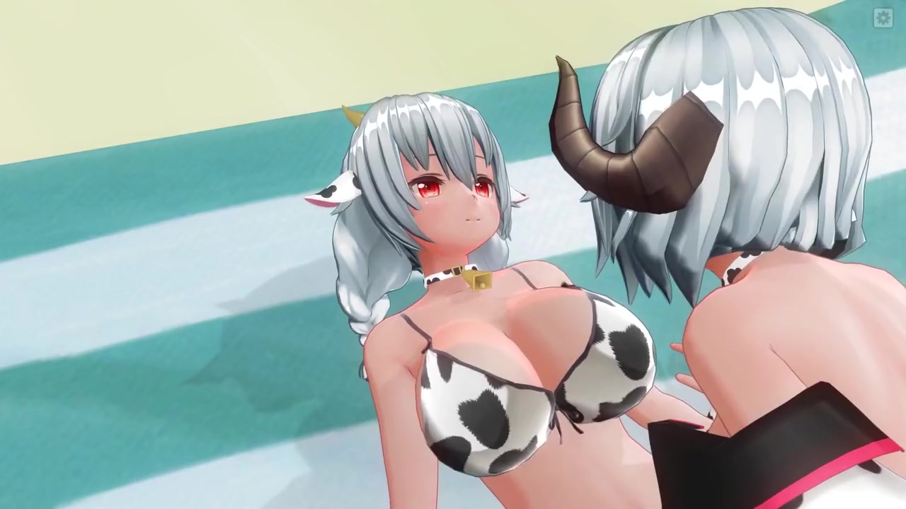 3d Hentai And Hentai 3d In Yuri Cow Girl Fucks Her Girlfriend