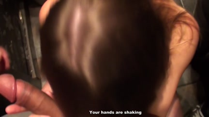 Fucking and oral pleasure in public washroom