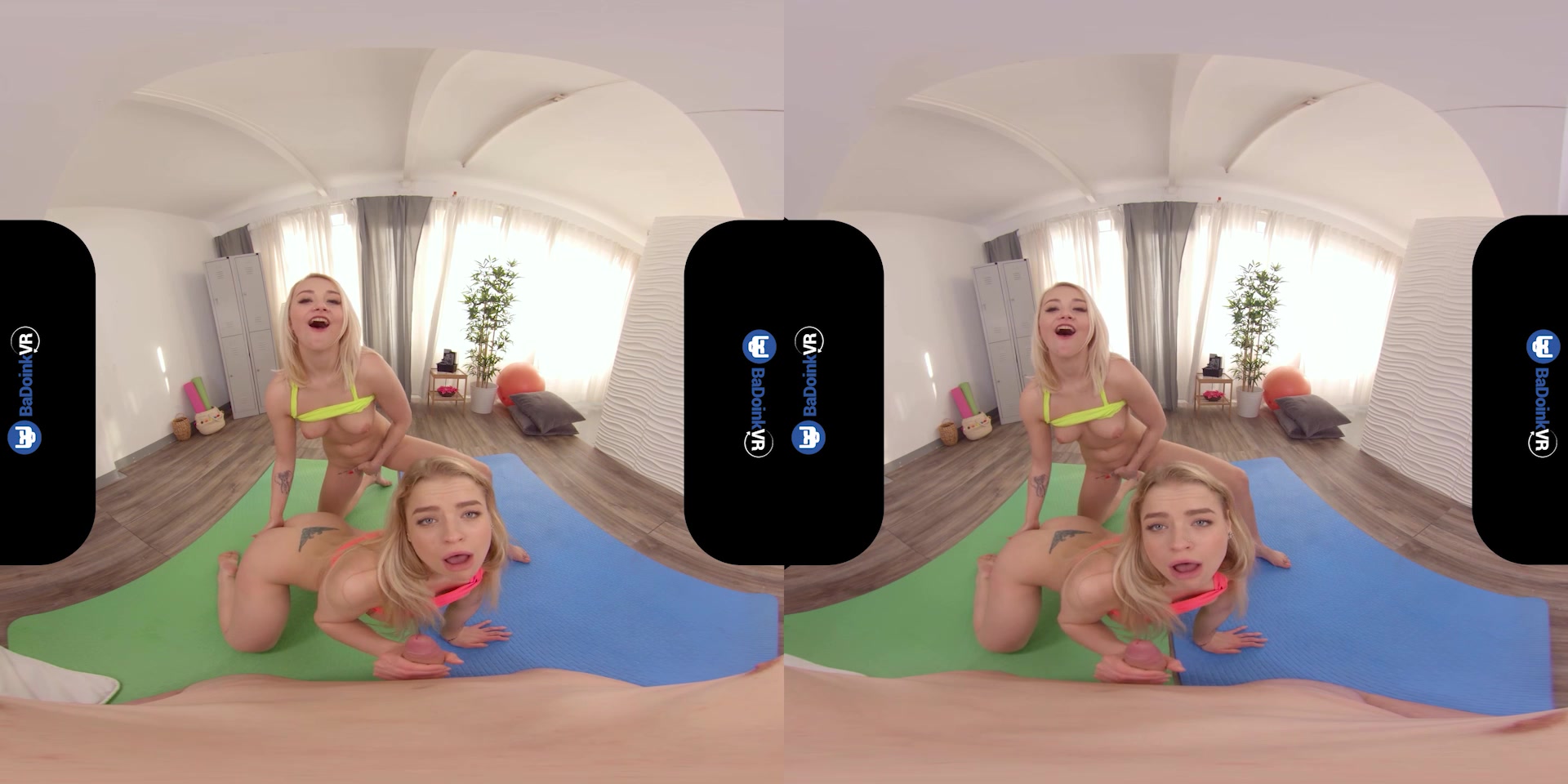 Marilyn Sugar & Alexa Flexy in Cum Salutations - BadoinkVR