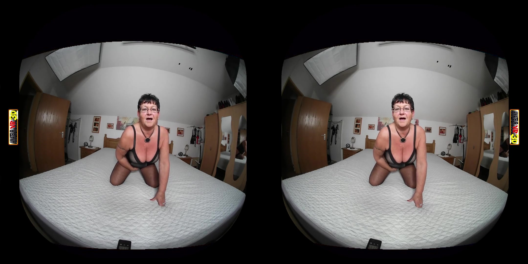 Erika in Granny Erika - There Are No Wishes Left open... - AmateurVR3D
