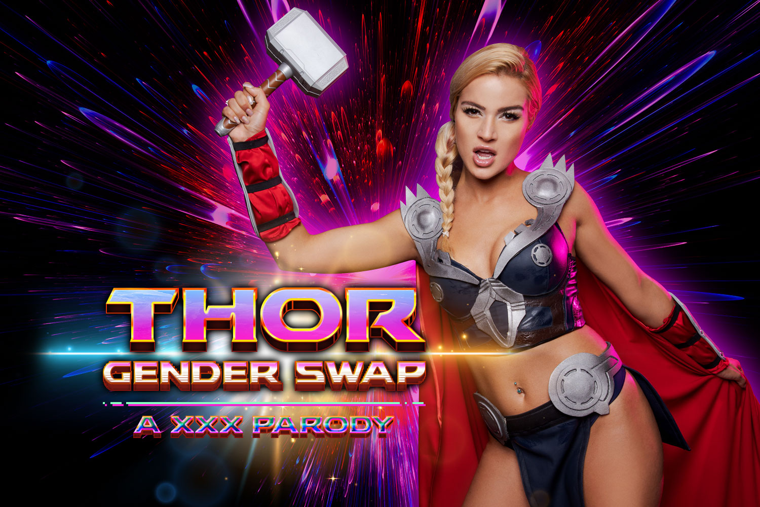 Cherry Kiss in Thor A XXX Parody Gender Swap - VRCosplayX