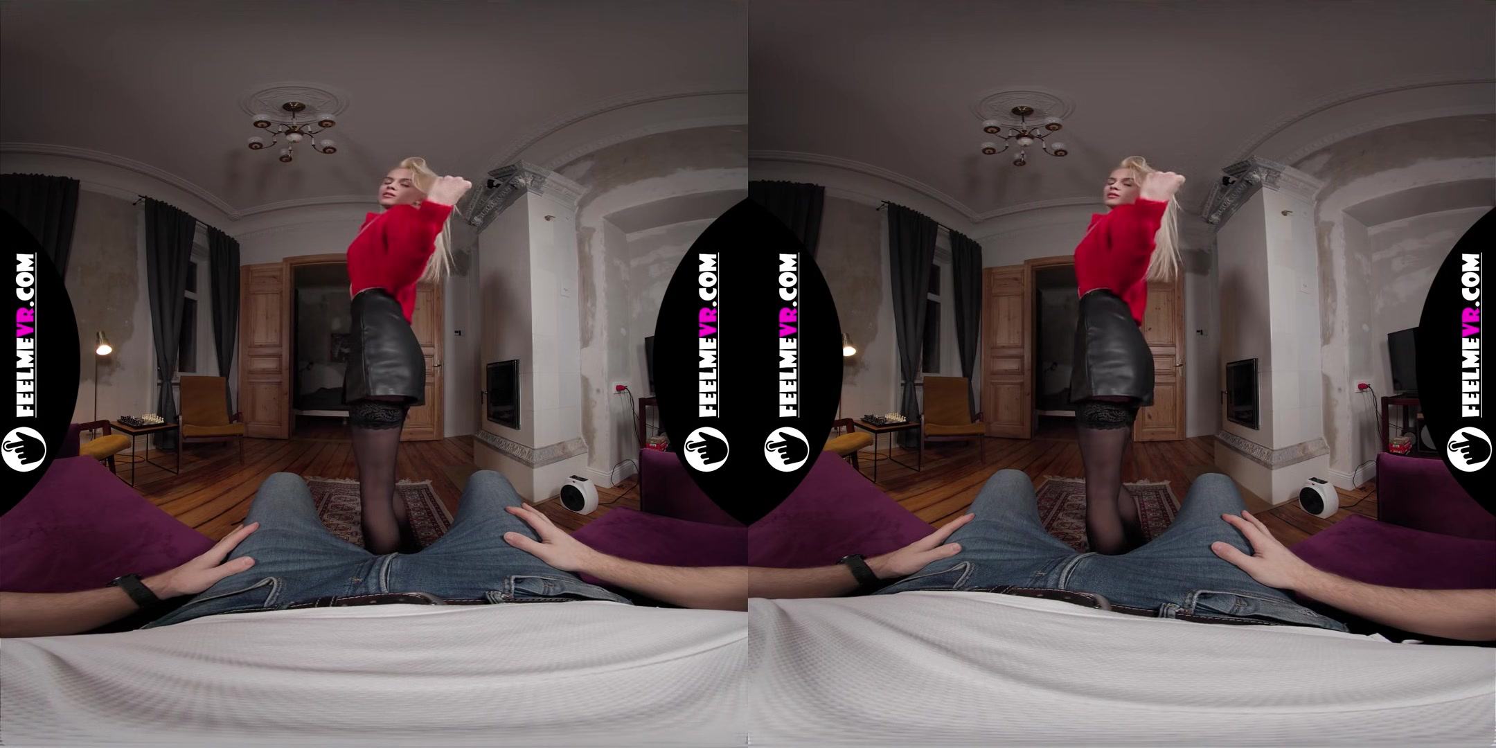 Amelia's Romantic Striptease In 8k Vr