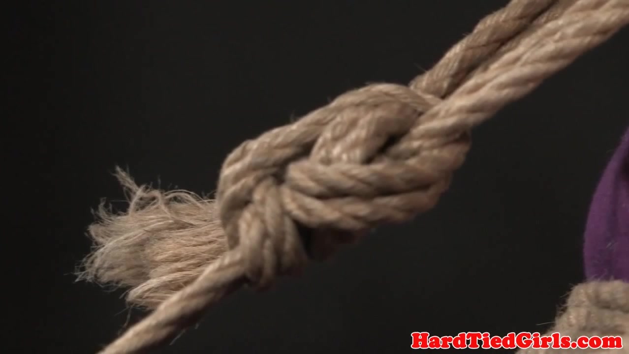 Tiedup submissive facefucked with dildo