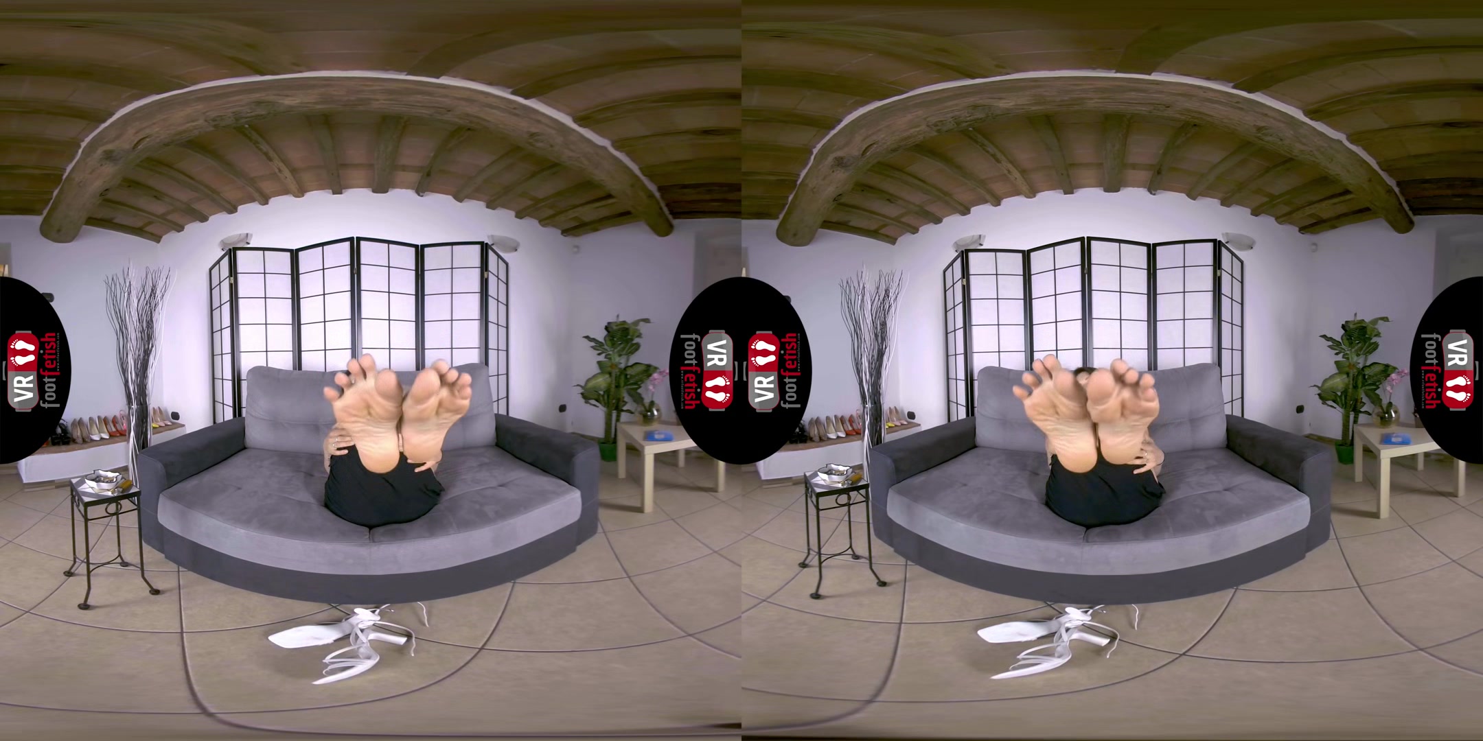Violet's Cigar And Foot Tease Session