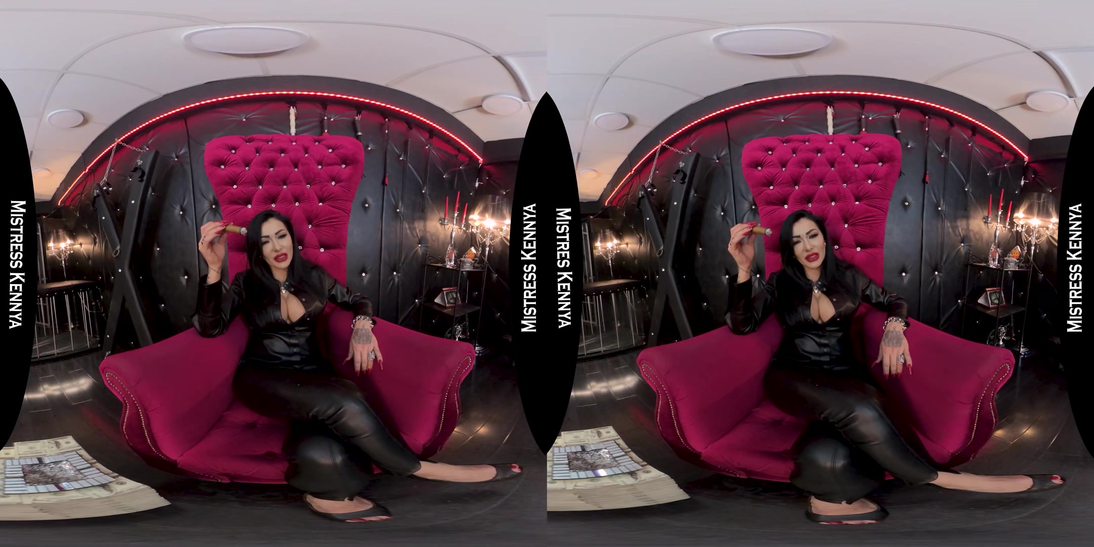 Mistress Kennya - SPH Verbal Humiliation Power Exchange Cigar Smoking Cuckolding - VRVids