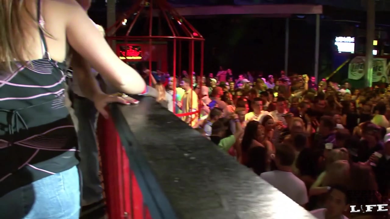 Spring Break Club Flashers and Party Girl Late Night Hot Tub Girl Again