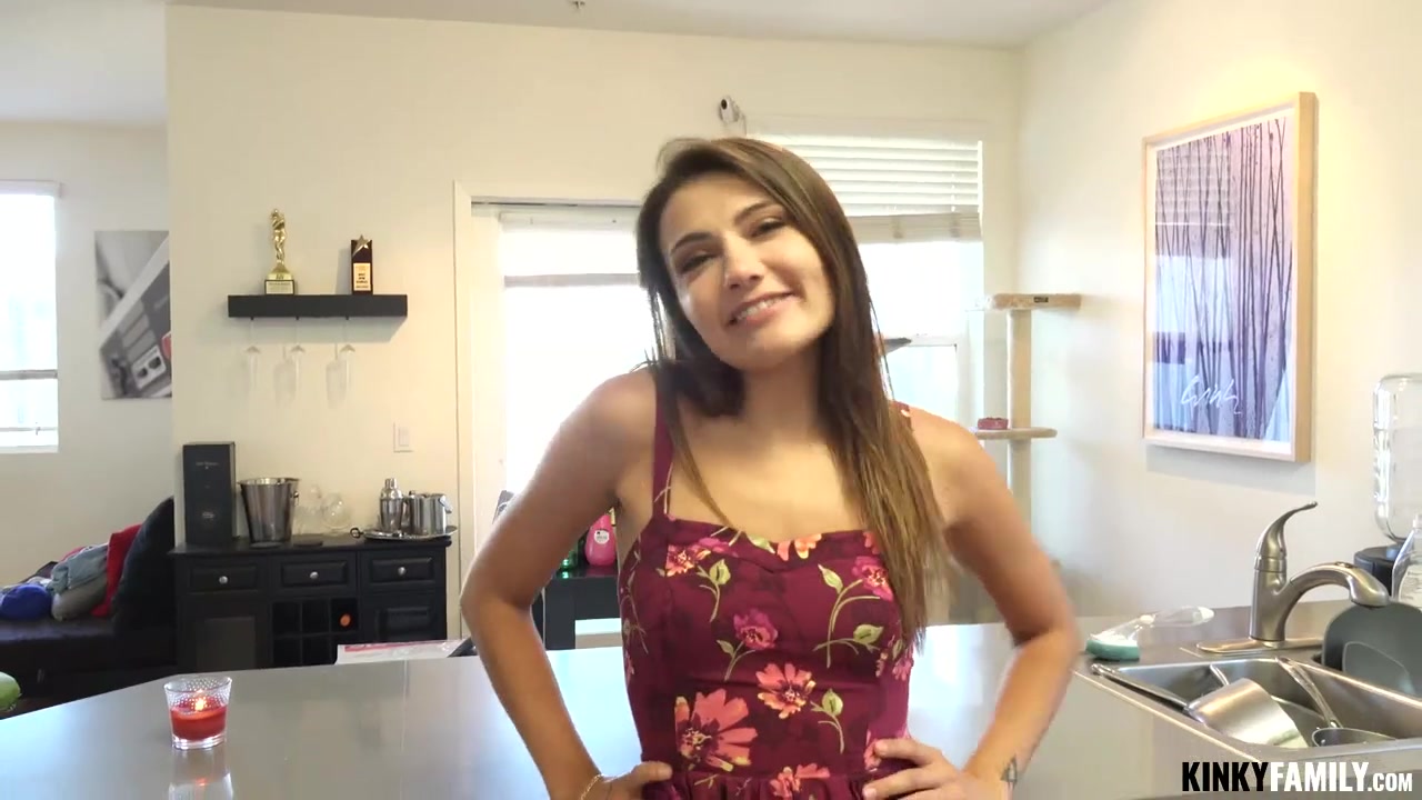 Adria Rae in Seducing stepdad for her vlog