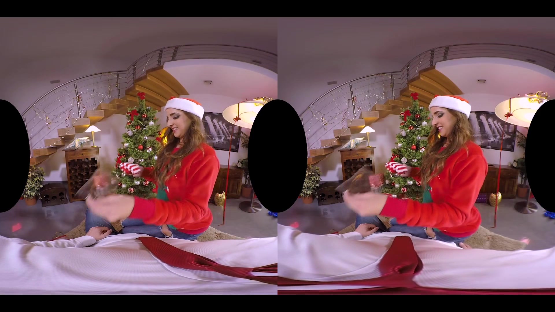 Receiving The Stockings - RealityLovers
