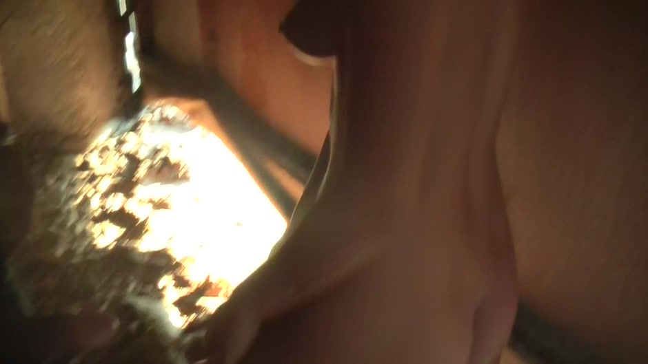Jennifer in outdoor sex video with a couple fucking on a beach