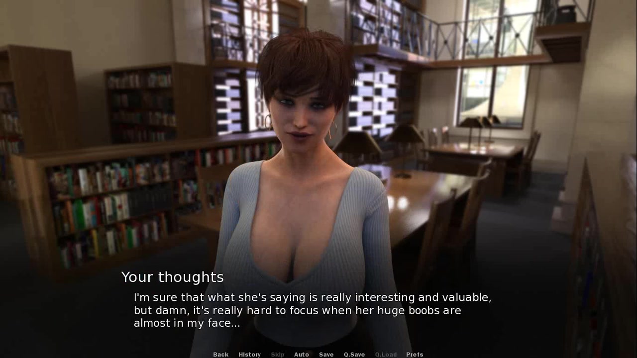 College Bound Librarian Milf With Massive Tits Ep 3