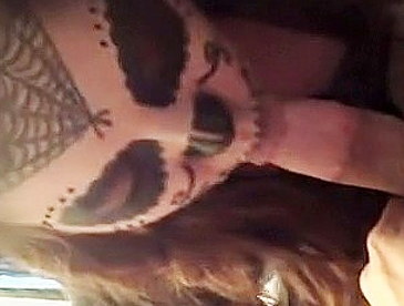 Halloween blowjob