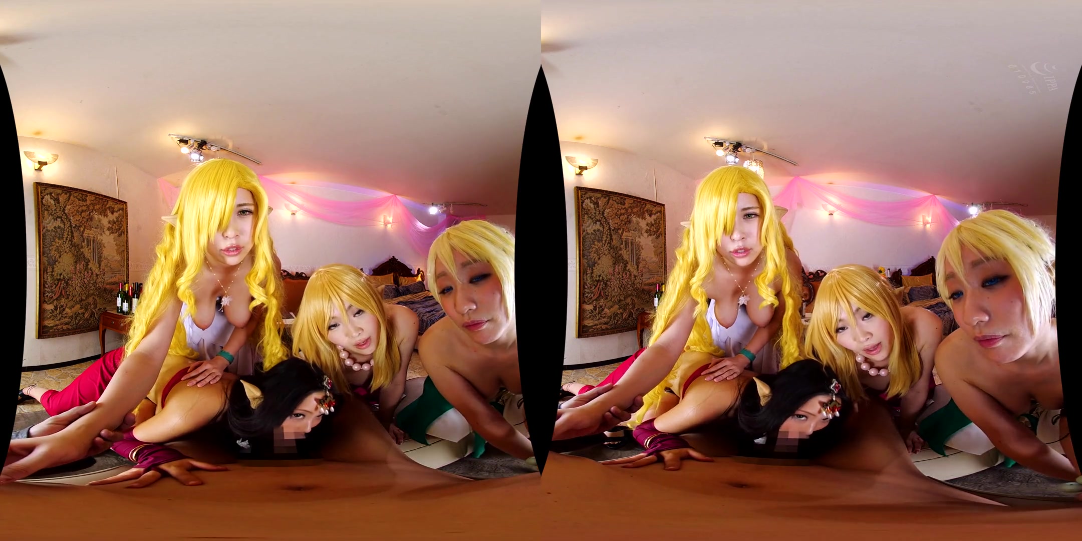 Rui Hizuki & Ririka & Mikuru Shiiba & Kurumi Tamaki in Ririka, Rui Hizuki, Mikuru Shiiba, and Kurumi Tamaki Reincarnated into a Alternate Universe for Elf Harem Sex at a Fantasy Pub 1 - TMAVR