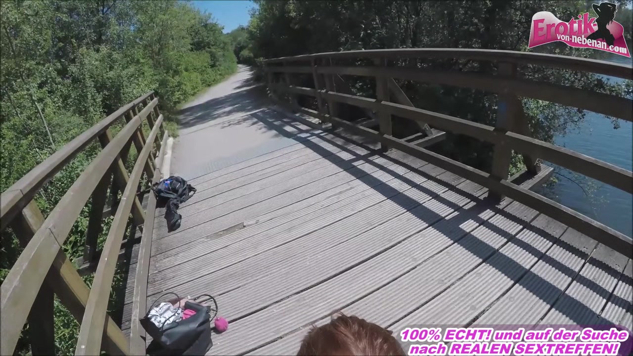 german skinny redhead teen 18+ outdoor sextape with cum in mouth swallow
