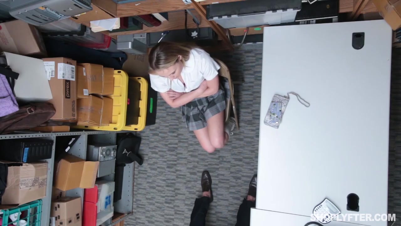 Alyssa Cole - Security Guy Fucking Young Blonde From Behind In The Back Office