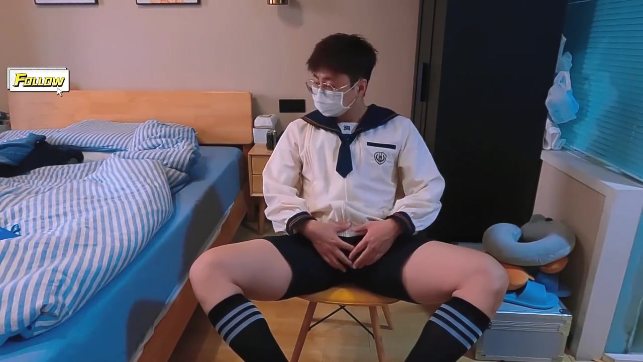 Boy In Sailor Suit Cums On Camera