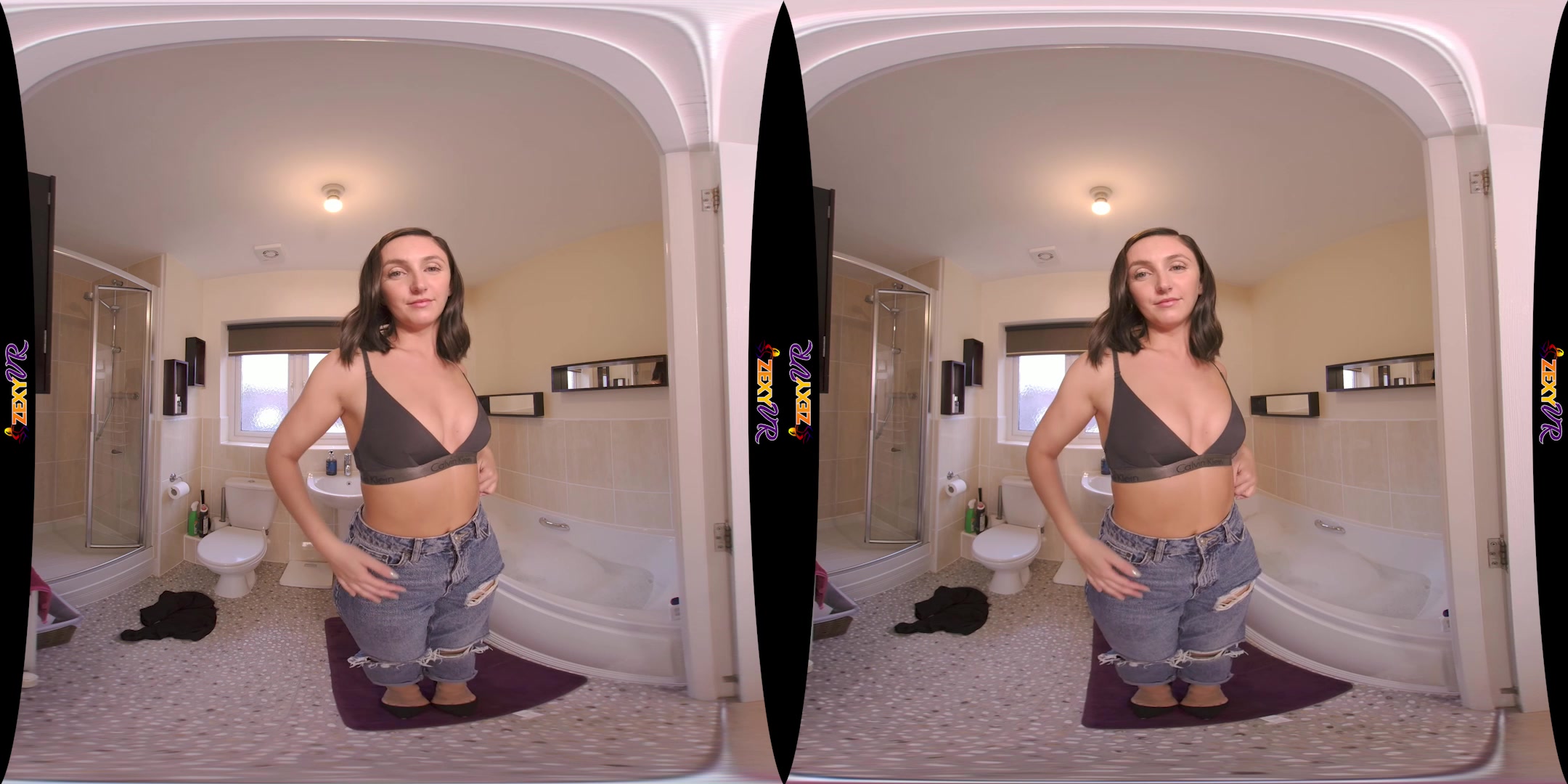 Strip & Soak featuring Mia J - ZexyVR