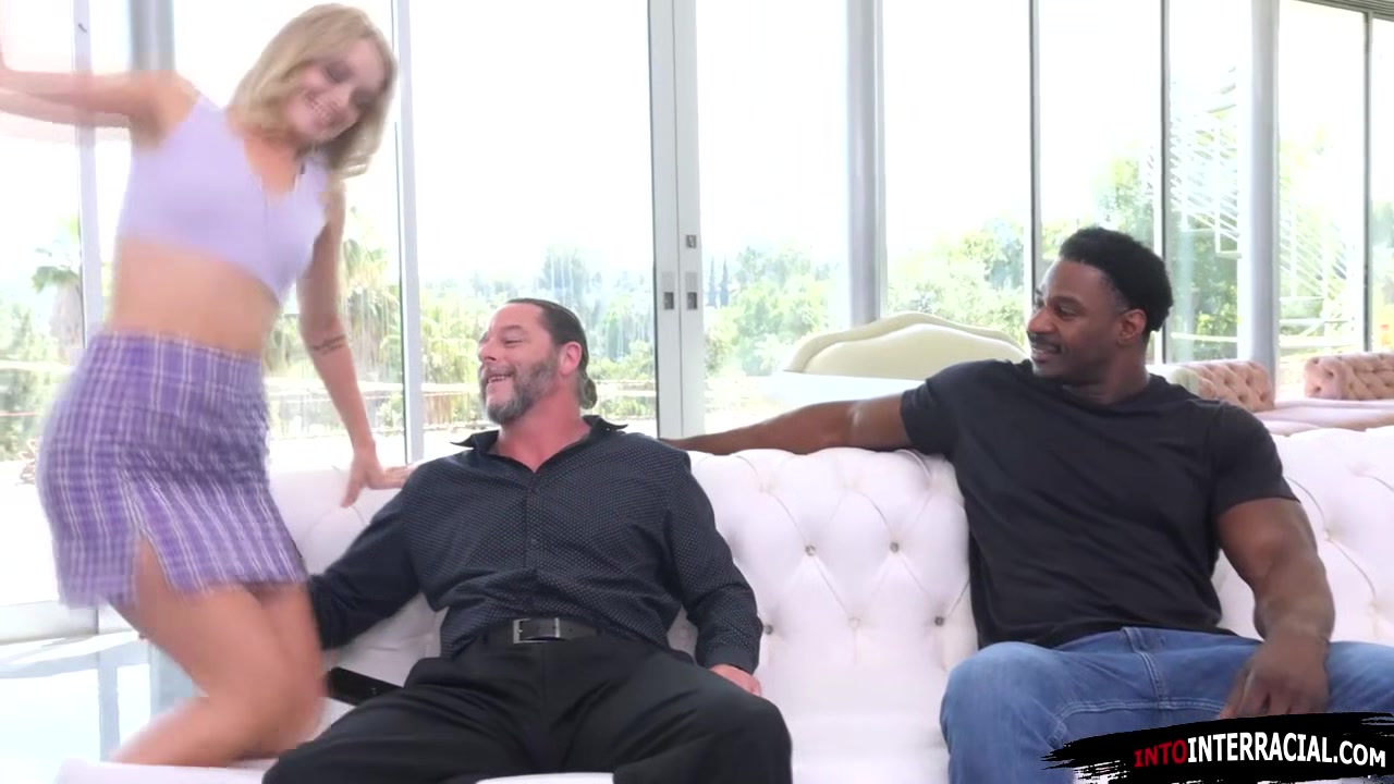 Blonde excited to suck and ride on a bbc ifo cuckold husband