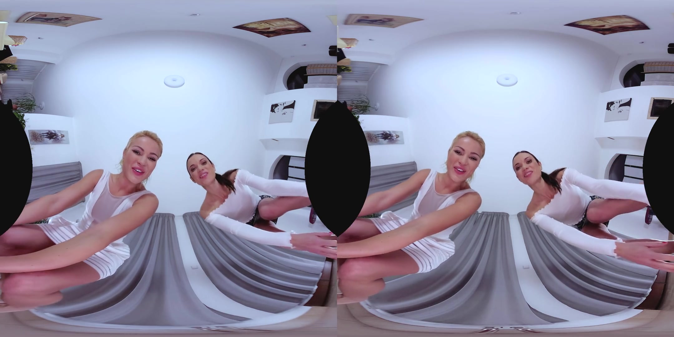 Alyssa Reece & Cherry Kiss in Two Pussies Just For You - CzechVRFetish