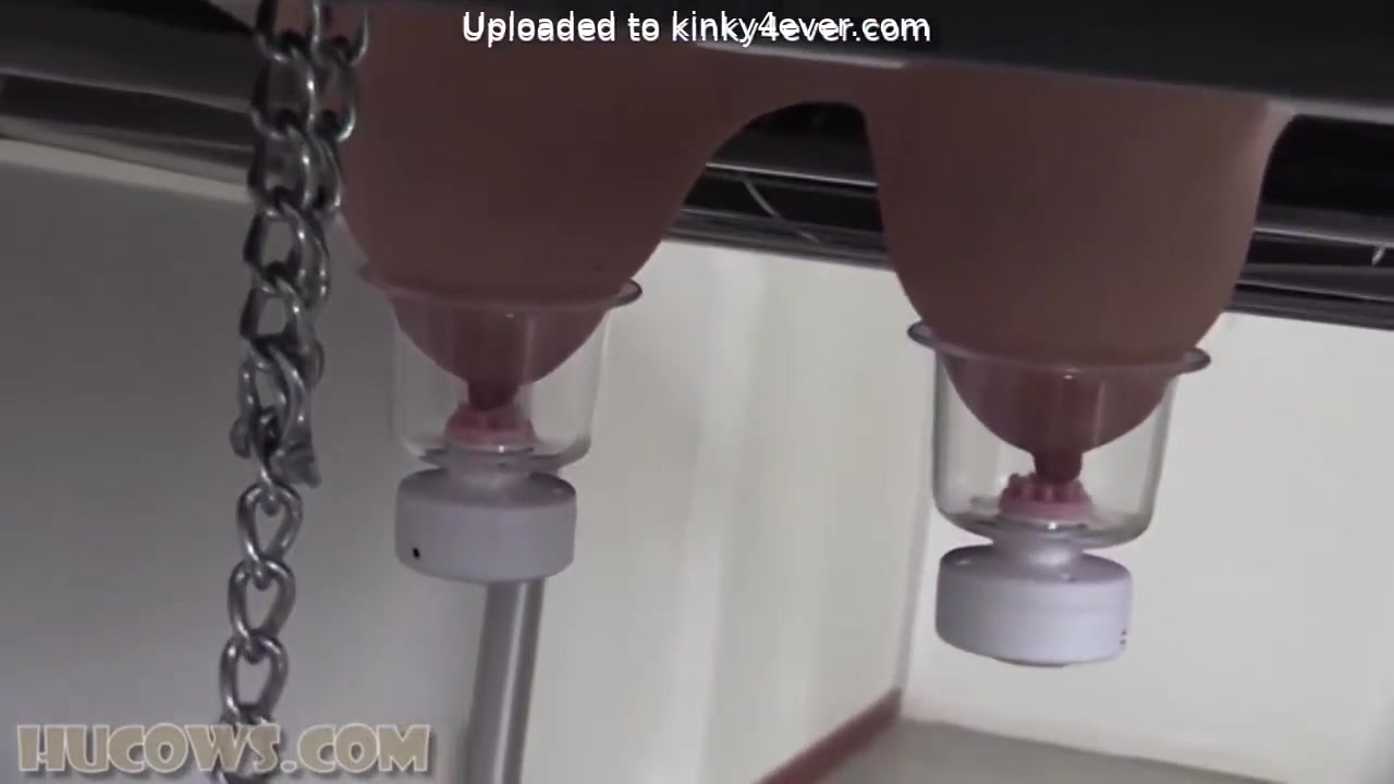Olga Sensitive Nipples On The Red Cow Milker