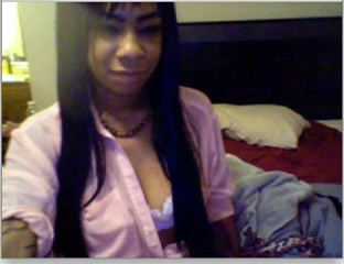 I met this wonderful Ebony gal online flashing her boobies