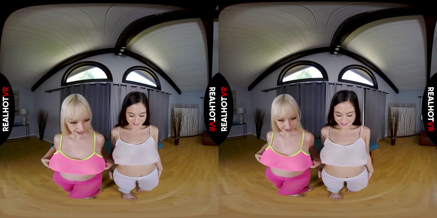 Ripped Tights - Big Tits Yoga Instructors Tag Team Students Big Dick - RealHotVR