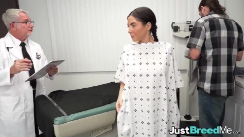 Hot Doctor Fucks Perverted Bitch In Shaved Pussy Sli