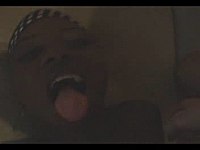 Bandana girl takes a cock